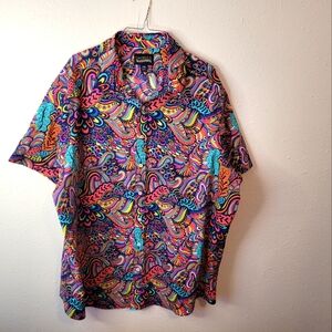 Crimieux mens premium denim XXLb (baggy) fits xxxl button down shirt like new